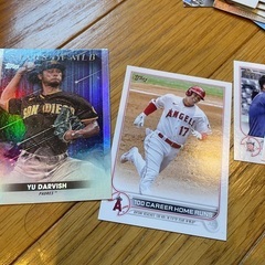 大谷翔平　メジャーリーグ　ベースボールカード　ダルビッシュの画像