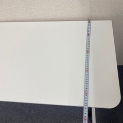 お値下げした！シンプルフォールディングテーブル　会議テーブル  幅120cm×奥行き45cm×高さ70cmの画像