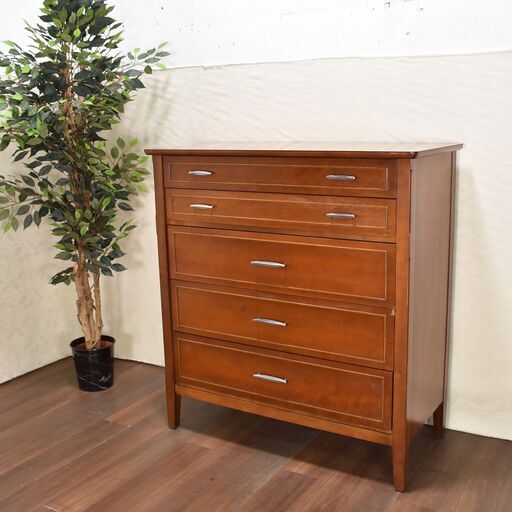 【ヤ取終了2/16】≪yt760ジ≫ 米軍家具 E.H.SHELDON/シェルドン 5段チェスト 1972年 USA/アメリカンヴィンテージ/1970年代 引き出し 50706-06