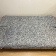 【受渡先決まりました】ニトリ　ソファベッド（引越しによる家具処分のため）の画像