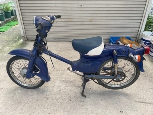 値下げ　ホンダカブ　フレーム　エンジンもあります　書類付き　ジャンク