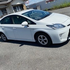 プリウス後期！　S パールホワイト　車検7年4月