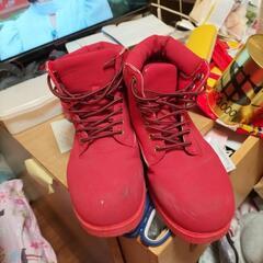 赤いスニーカー26.5