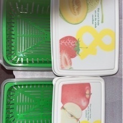 決まりました！ザル付きタッパー大・小