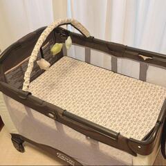 graco 　折りたたみ式プレイヤード　ベビーベッド グレコ　アメリカの画像