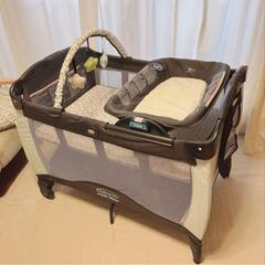 graco 　折りたたみ式プレイヤード　ベビーベッド グレコ　アメリカの画像