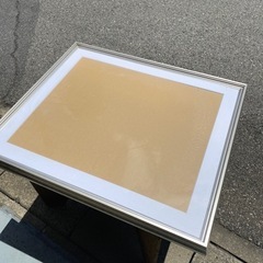 デンマーク製　アルミ額縁　800x690 マット抜き　625x525程