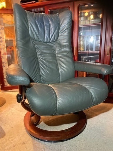 エコーネス　緑　オットマン無し　状態:B +