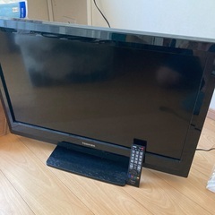 27インチ　TOSHIBA REGZAとWii