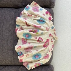 【値下げ100円】秋冬用ポンチョ　1歳前後　サイズ50-70の画像
