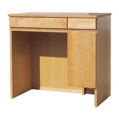 (値下げ)ISSEIKI アルダー材 天然木 ワークデスク  ナチュラル 奥行45 幅80の画像