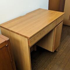 (値下げ)ISSEIKI アルダー材 天然木 ワークデスク  ナ...