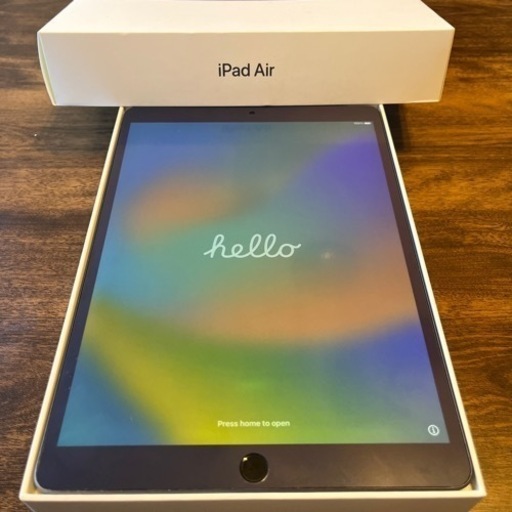 取り引き中iPad Air3 Wi-Fi 64GB スペースグレー箱付き