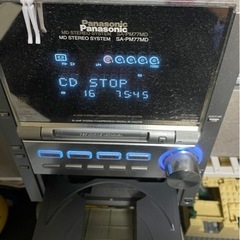 パナソニック　MD CDコンポ　ジャンク品の画像