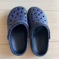 サンダル19cmブルー　ネイビー青の画像