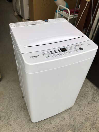 【動作保証あり】Hisense ハイセンス 2020年 HW-T55D 5.5kg 全自動洗濯機【管理KRS597】
