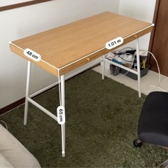 大幅値引き(7/18 23:00まで) IKEAで購入したデスクの画像