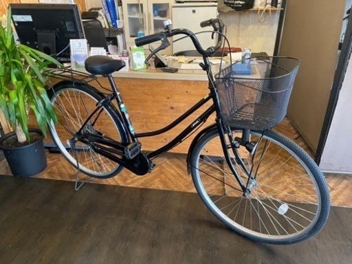 27インチ　LEDダイナモライト　シングルギア　自転車