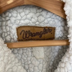 ラングラー　デニムジャケット　脱色の画像