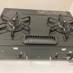 【中古品】Paloma パロマ ガスコンロ ガステーブル IC-S37BM-L 都市ガス2019年製の画像