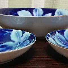 （美品）昭和レトロな皿セット Y.H chainaの画像