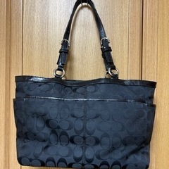 【 決まりました！】コーチ  トートバッグ  ブラックの画像