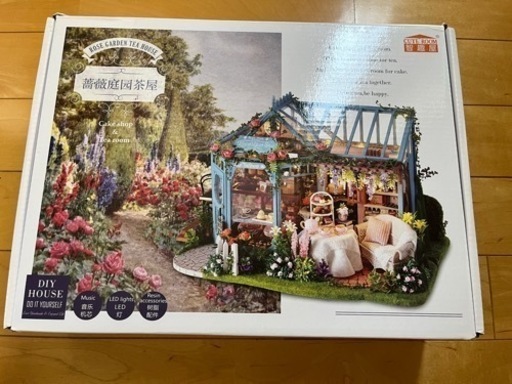 ドールハウス　新品　ローズガーデンティーハウス