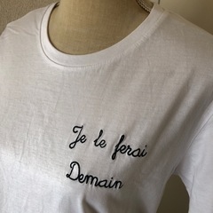 SHAMAN プリントロゴTシャツ　丈長め　レディースXSサイズの画像