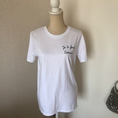 SHAMAN プリントロゴTシャツ　丈長め　レディースXSサイズの画像