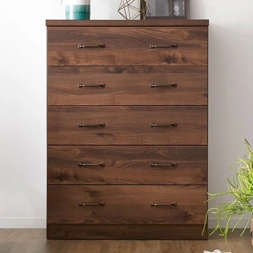 【LOWYA】アンティーク収納ハイチェスト※取りに来てくださる方限定