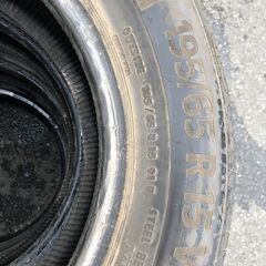 JM24　🌟タイヤ安く譲ります🌟🚗１９５/６５R１５🚗　（プリウス・エスクァイア・ウィッシュ・カローラ・ヴォクシー・ノア・セレナ）の画像