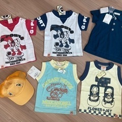 新品のベビー服　80cm   おまけキャップ付き