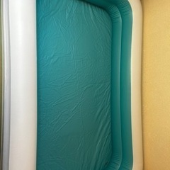 【交渉中】ビニールプール ブルー ファミリープール 特大プール 夏休みの画像