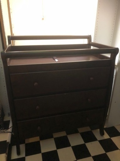 超希少　猫脚アンティーク　おむつ替え台収納チェスト