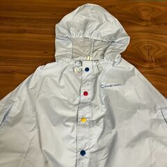 コンビミニ　ポケッタブル・レインポンチョ（水色）の画像