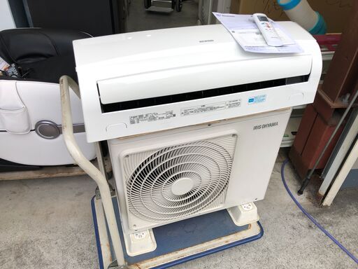 【動作保証あり】IRIS OHYAMA 2018年 2.2kw 6畳用 冷暖房ルームエアコン IRR-2218C【管理KR385】
