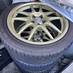 WORK EMOTION WAE FORGED 4本　タイヤ付き...