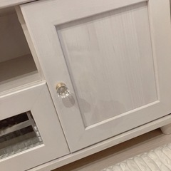 テレビ台 ホワイト 組み立て済！の画像