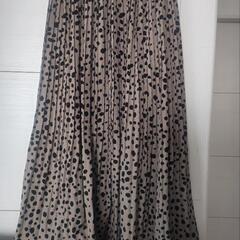 Radarisuta  ヒョウ柄プリーツロングスカート