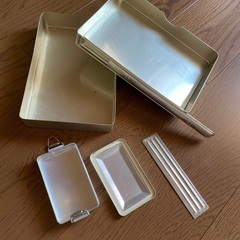 レトロなアルミ弁当箱