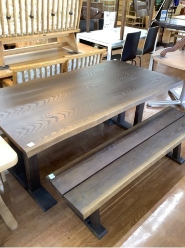 大塚家具 ベンチダイニング3点セット ダークブラウン  入荷いたしました！！