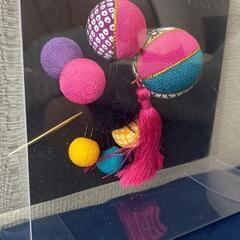 鞠かんざしセットの画像