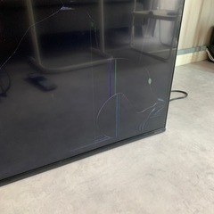 55C350X 液晶割れ　テレビ　ジャンクの画像