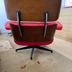 イームズ　ラウンジチェア(リプロダクト)オットマン付の画像