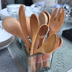 木のカトラリー