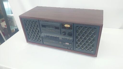 愛好家に完売！【古民家隠れ家応援シリーズ】コロンビア株式会社　レトロ調　ＣＤラジカセ