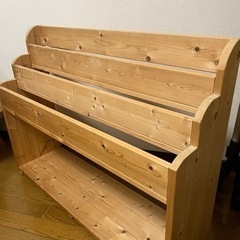 絵本、おもちゃ収納棚　ラックの画像