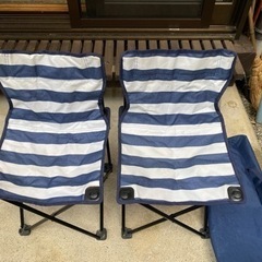 アウトドアチェア　折り畳み2脚