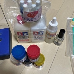リニアコンプレッサー プチコン 塗装用具 塗料セット　ネイルアート　エアブラシの画像