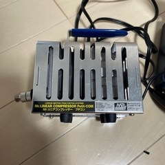 リニアコンプレッサー プチコン 塗装用具 塗料セット　ネイルアート　エアブラシの画像